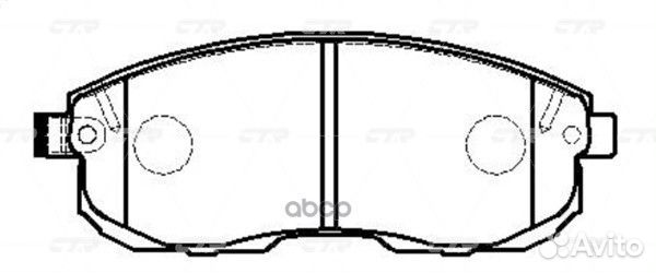 Колодки торм. (старый арт. CKN-15) infiniti I30