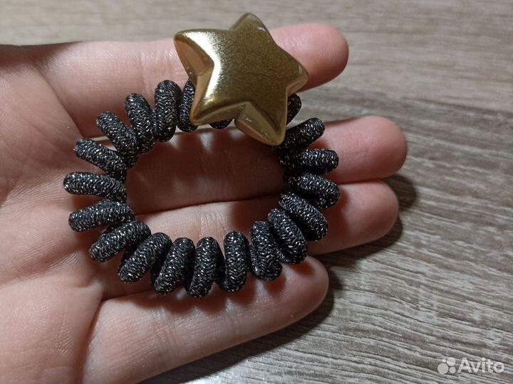 Резинка пружинка со звёздочкой