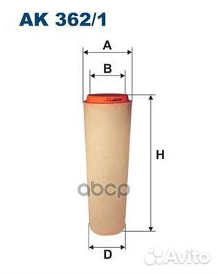 Фильтр возд. ak362/1 Filtron