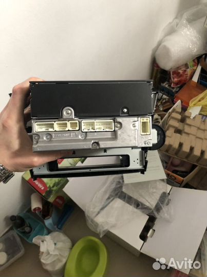 Штатная магнитола на highlander 86120-48n10-c0