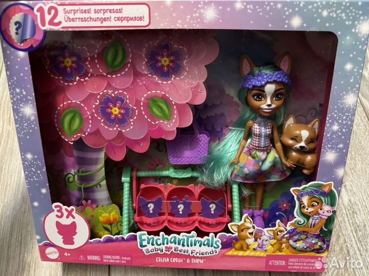 Новый Набор Enchantimals Mattel Корги Криция