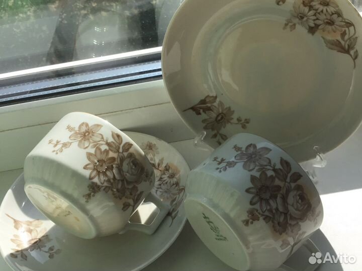 Чайные пары, Песочное Кузнецов и блюдца СССР