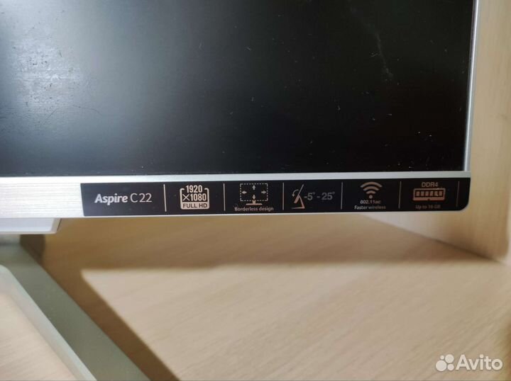Моноблок acer C22-865