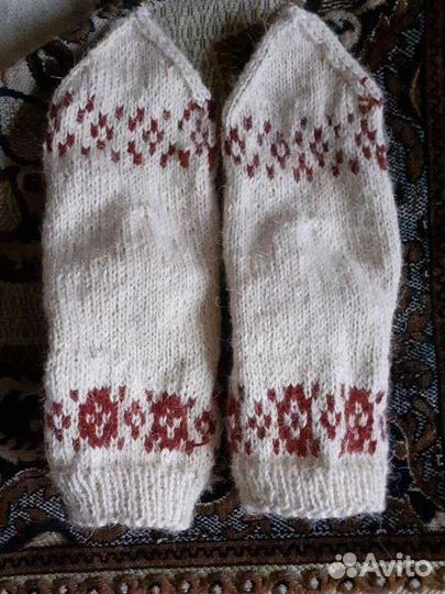 Носки мужские,женские, вязаные из овечьей шерсти