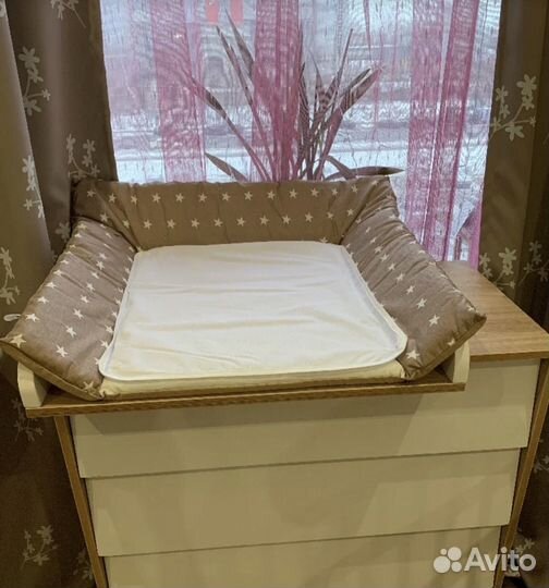 Пеленальный матрас Polini Kids двусторонний 77х72