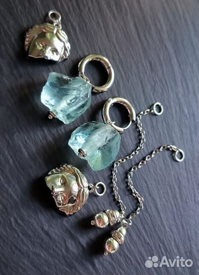 Серьги конго, серьги трансформеры