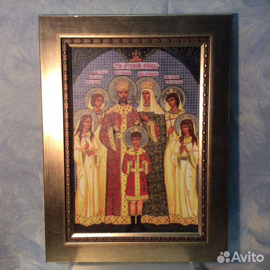 Картина «Семья Николая-II”, 30x40, репродукция