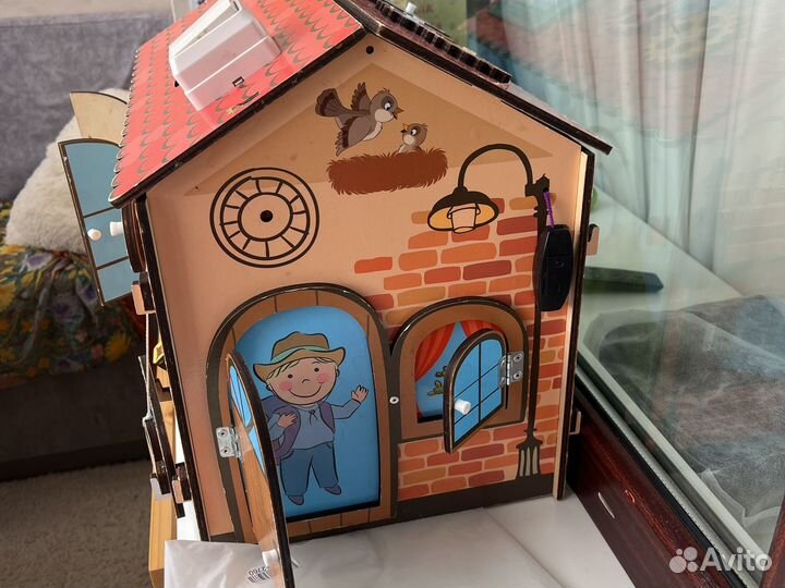 Бизиборд домик большой