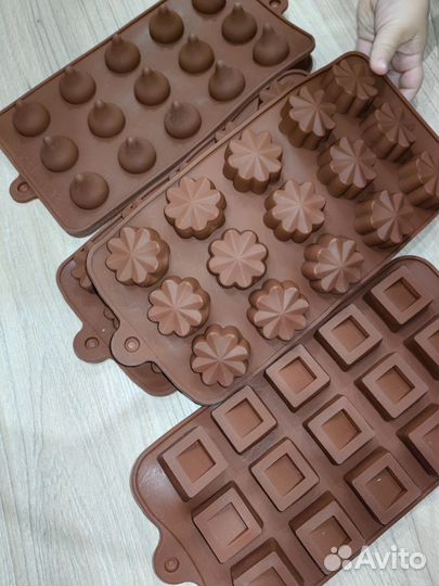 Формочки силиконовые для конфет шоколада