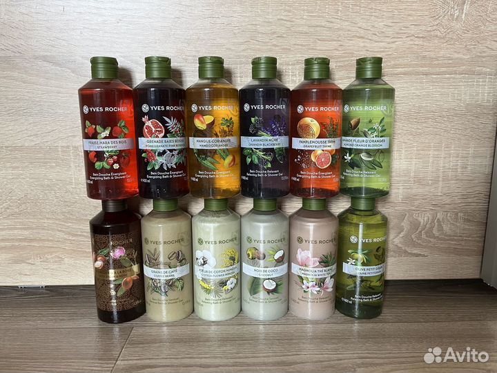 Гели для душа 200 / 400 мл Ив Роше и жидкое мыло