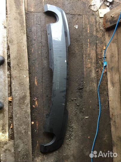 Юбка заднего бампера м-тех bmw f10