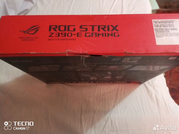 Asus rog strix z390 e gaming