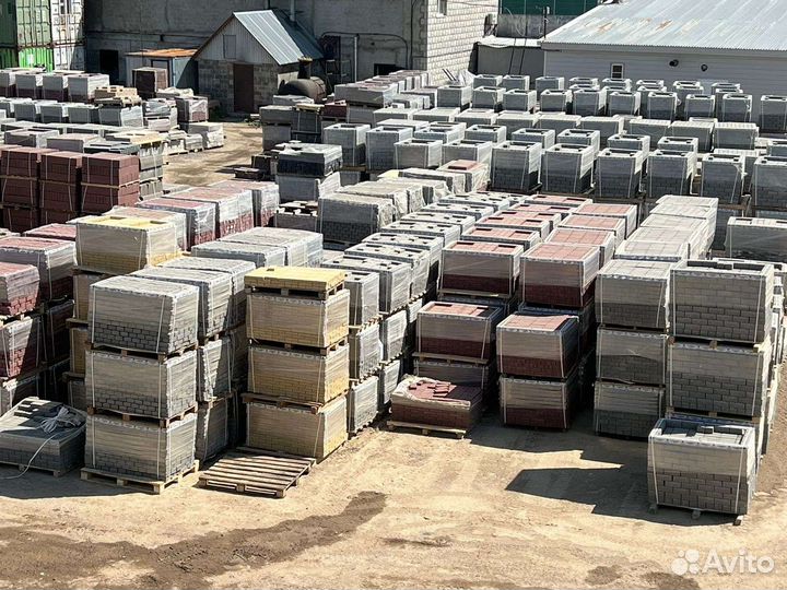 Тротуарная плитка Вибропрессованная Завод
