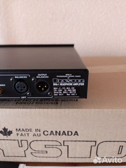 Усилитель для наушников bryston bha-1