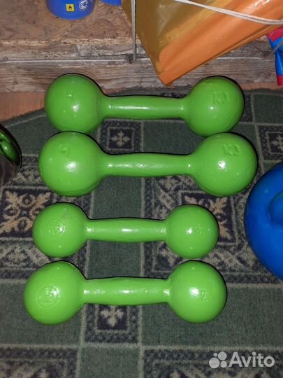 Гантели, Гиря, Упоры