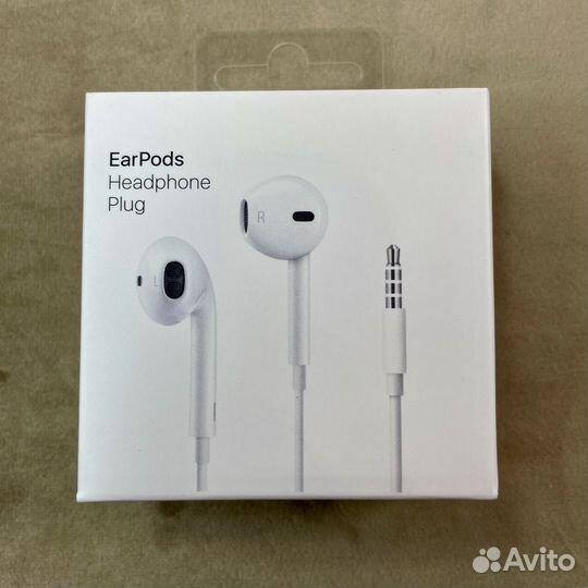Проводные наушники EarPods AUX mini Jack 3,5 mm