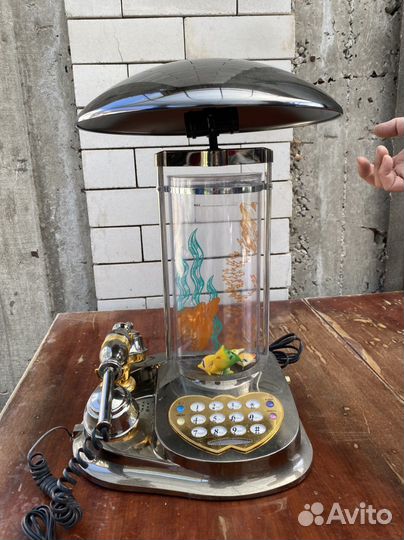 Декор телефон аквариум тожер ночник
