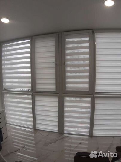 Жалюзи рулонные день-ночь