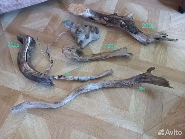 Коряга в аквариум