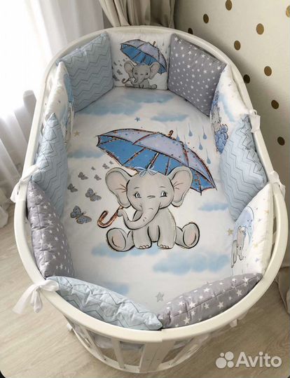 Бортики в кроватку