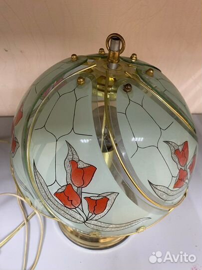 Красивая настольная лампа СССР светильник