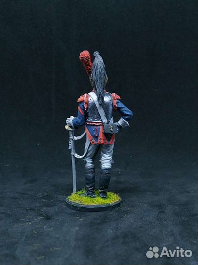 Оловянный солдатик 54 мм. Французский кирасир