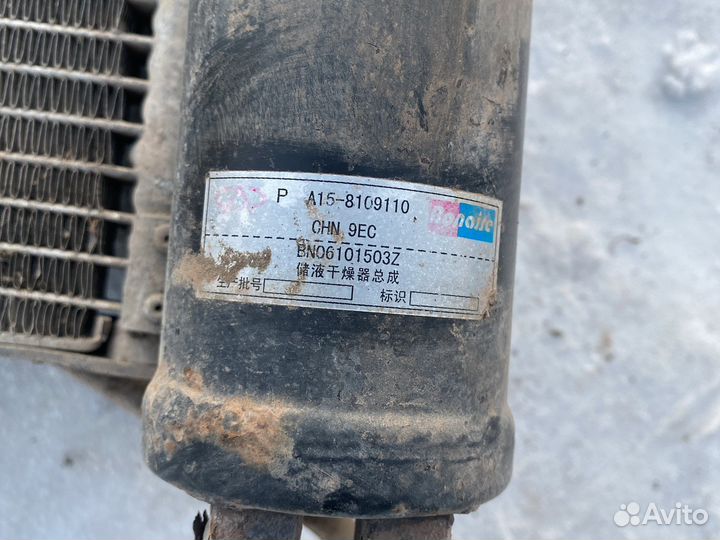 Радиатор кондиционера chery amylet