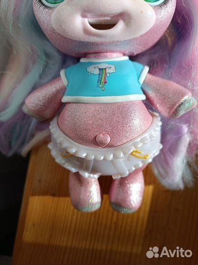 Единорог блестящий, кукла пупси слайм