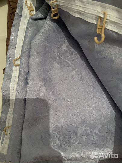 Шторы бу ширина 145 высота 230 2шт