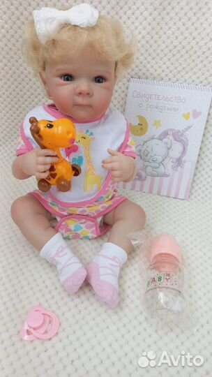 Кукла Реборн 48см можно купать