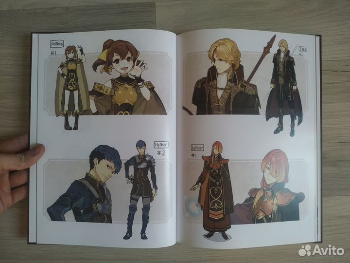 Артбук из коллекционки Fire emblem Echoes