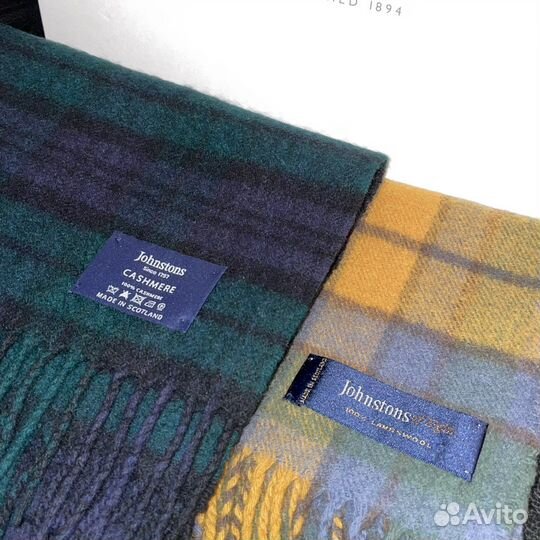 Шарфы Johnstons of Elgin, кашемир, шерсть