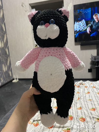 Вязаный котик