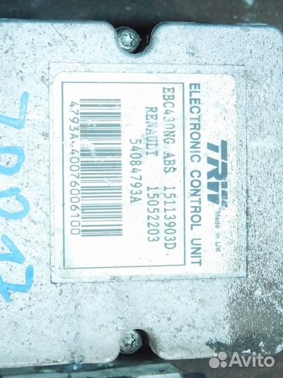 Блок ABS рено трафик опель виваро