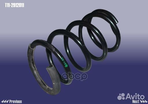 Пружина подвески задняя T112912011 chery