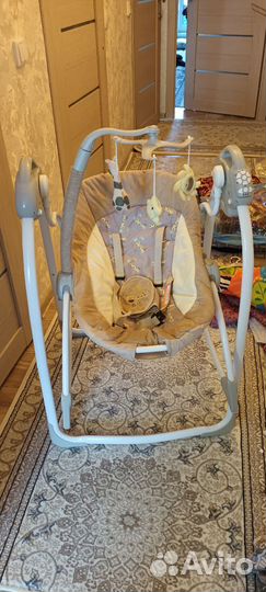 Детские качели шезлонг