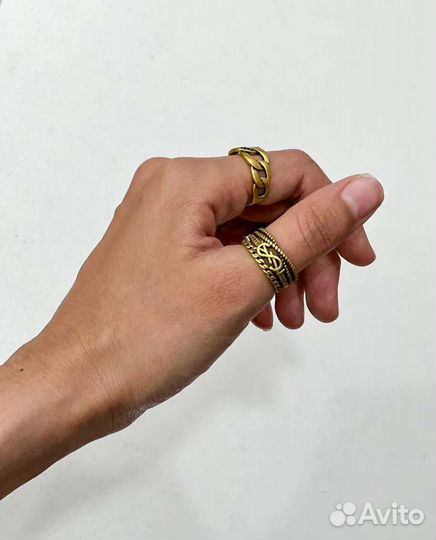 Кольцо gucci латунь