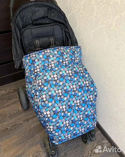 Накидка на ножки для коляски новые