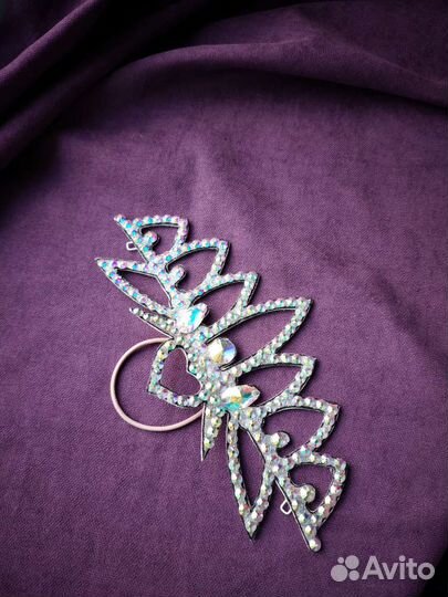 Украшение на пучок, диадема для худ. гимнастики