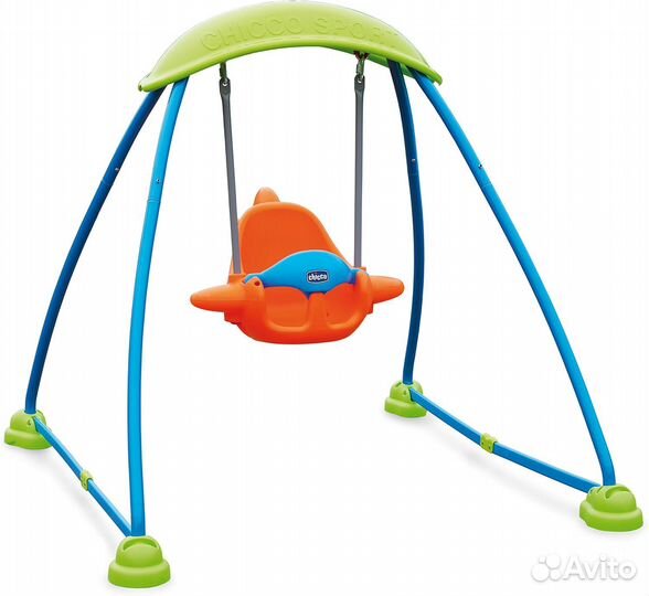 Качели chicco самолет для дома или улицы 1-3 года