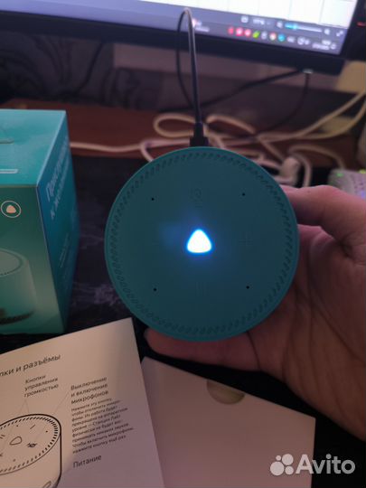 Яндекс станция алиса lite бирюзовый