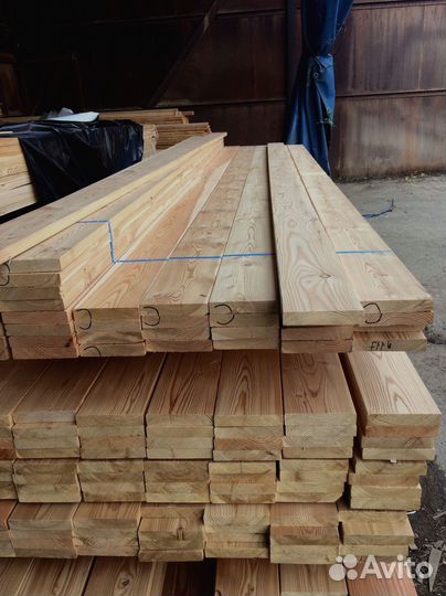 Шлифованные доски лиственницы 30x170 мм, для краси