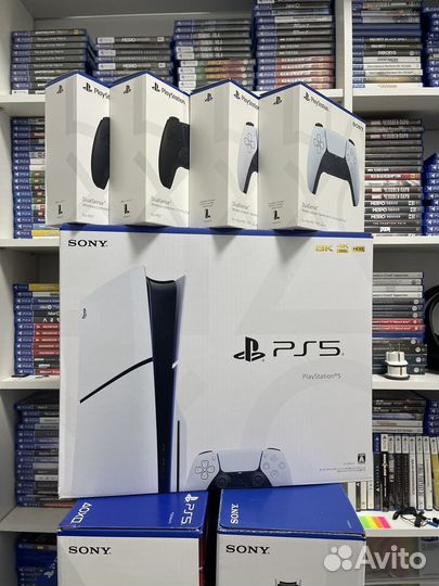 Ps5 Slim 1 TB + 600 игр