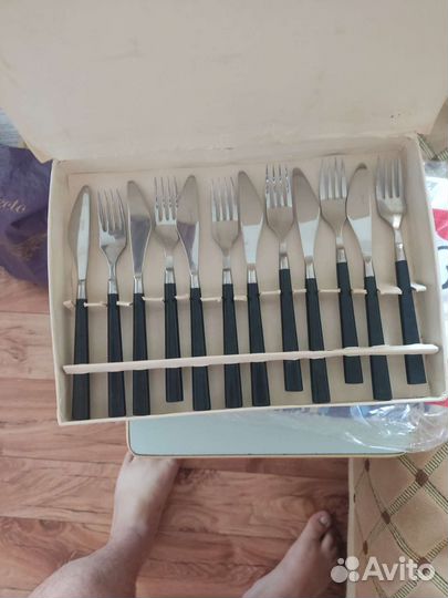 Набор ножей и вилок СССР