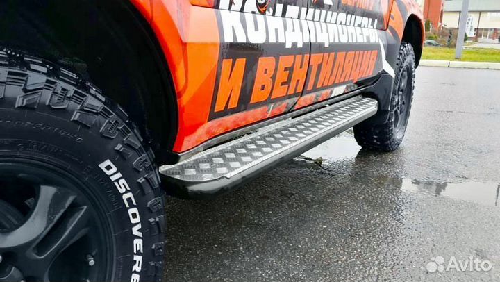 Пороги риф силовые Toyota Land Cruiser Prado 120