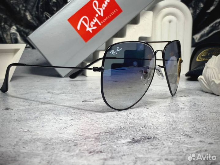 Очки Ray Ban Aviator синие