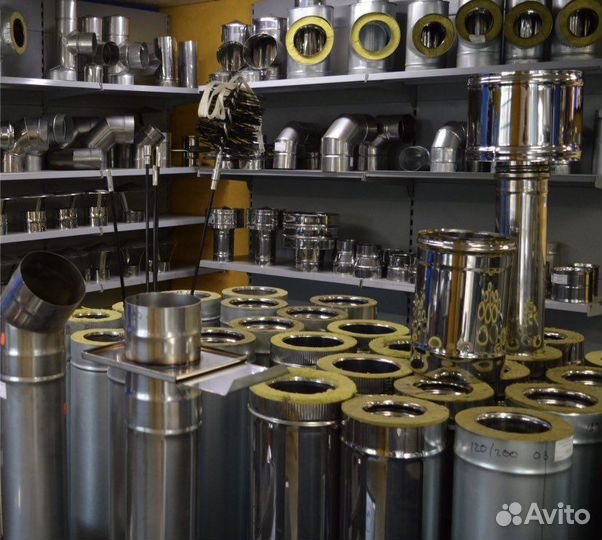 Труба дымохода (одностенная,сендвич-труба)