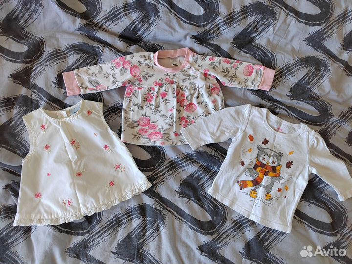 Одежда пакетом 56-62 на девочку