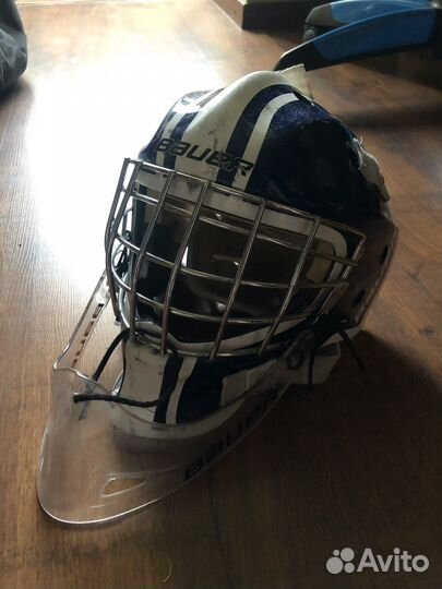 Вратарский хоккейный шлем bauer детский