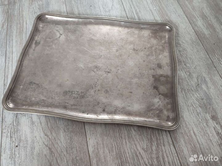 Поднос старый, середина 19 века